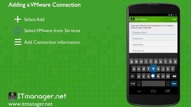 ITmanager.net - Adding a VMware Virtual Machine on an Android смотреть онлайн
