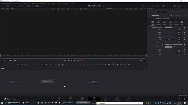 DaVinci Resolve - Green screen/chroma key tutorial (Quick and easy!) - Free video editing software смотреть онлайн