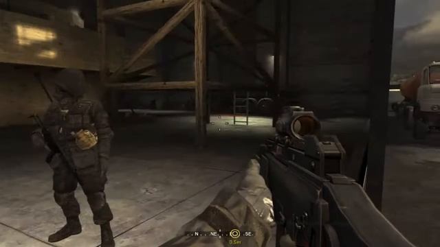 Call Of Duty 4: Modern Warfare - Gameplay ATI HD 4550 1GB DDR2 [HD-720p] смотреть онлайн