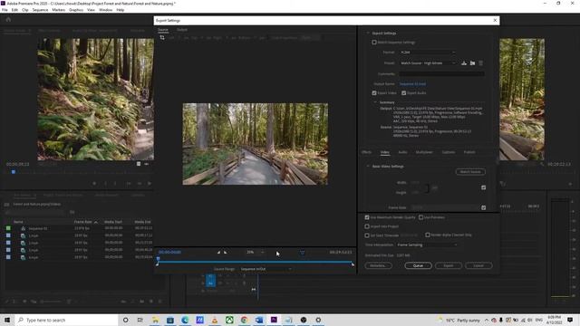 Adobe Premiere Pro Tutorial - Sequence Settings and Export Settings смотреть онлайн