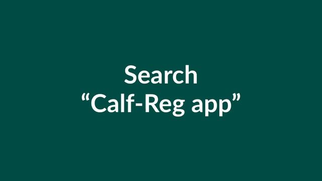 How to download the Calf-Reg app on Apple and Android devices смотреть онлайн
