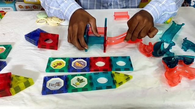 How To Play With Light Magnetic Blocks, Kids Game #tfb #unboxing #play