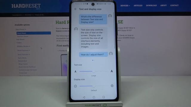 How to Change Font Size in HUAWEI Enjoy 20 SE – Set Up Font Size смотреть онлайн