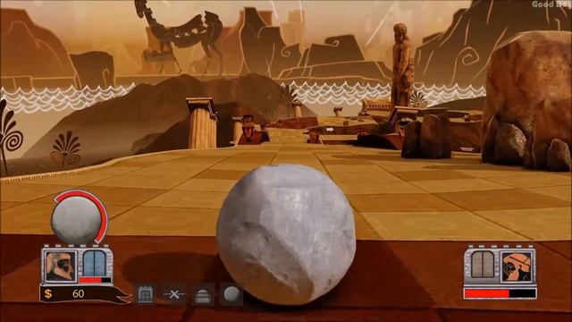 🙋♂️🌚🏛"Rock of Ages" (Windows,Steam,PC) Level 2. Sparta. Russian version. Longplay смотреть онлайн