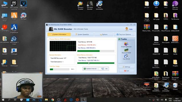 AUMENTE O DESEMPENHO DO SEU PC EM JOGOS E EMULADOR смотреть онлайн