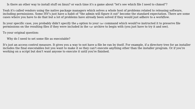 Unix & Linux: Why do I need to set some file as executable? (4 Solutions!!) смотреть онлайн
