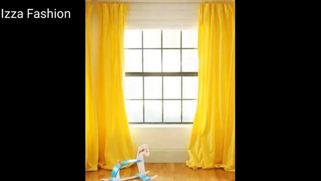 New Beautifully Latest Collection Yellow Curtains Designs смотреть онлайн