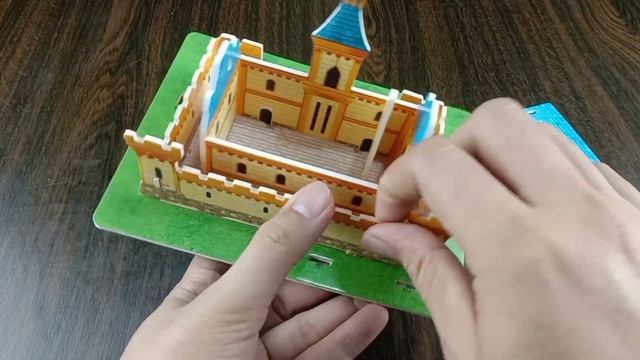 how to put together a BLUE CASTLE 3d puzzle смотреть онлайн