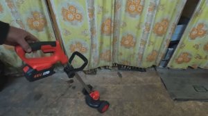 Купил себе аккумуляторный садовый триммер