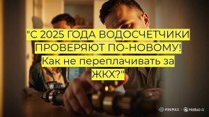 «С 2025 ГОДА ВОДОСЧЕТЧИКИ ПРОВЕРЯЮТ ПО-НОВОМУ! Как не переплачивать за ЖКХ?»