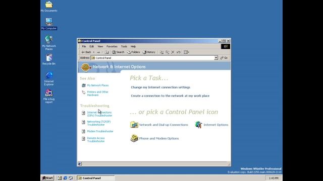 Microsoft Windows Whistler Build 2250 смотреть онлайн