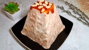 📌 Творожная пасха Сникерс с шоколадом, карамелью и арахисом