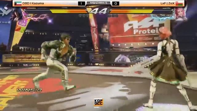 KofGCC Oman l Tekken 7 Tournament l DBD I Kazuma vs lxf I Zox смотреть онлайн