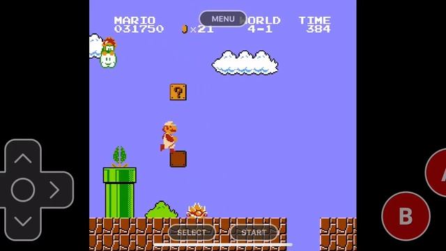 Super Mario Bros. Gameplay Delta Emulator (NES, 1985) смотреть онлайн