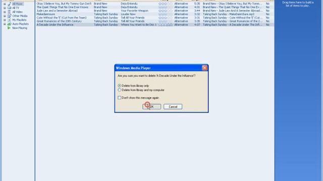 Delete Songs From Sansa MP3 Player Library Using WMP10 смотреть онлайн