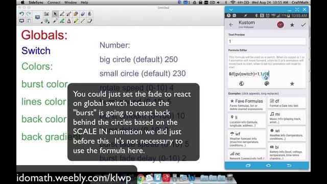 KLWP Animation Tutorial - Material Styled Floating Action Button смотреть онлайн