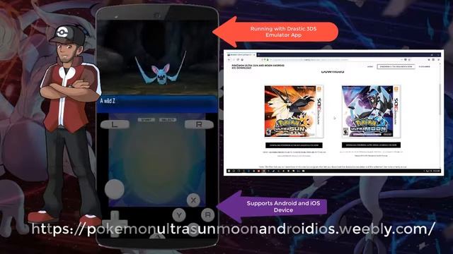 How to run Pokémon Ultra Sun in Android using Drastic 3DS Emulator Nov17 2017 смотреть онлайн