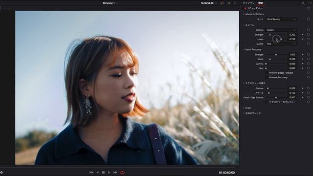 【DaVinci Resolve 18】進化した美肌エフェクト Ultra Beauty смотреть онлайн