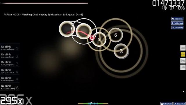 osu! - Bad Apple смотреть онлайн