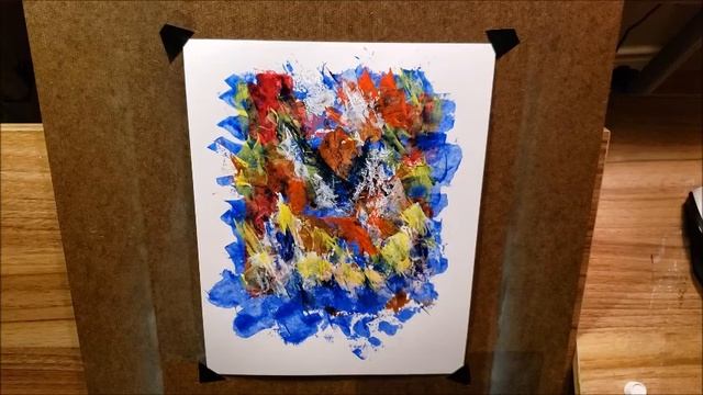"Abstraction 33" (Abstract art painting by Alex mac Donald) смотреть онлайн