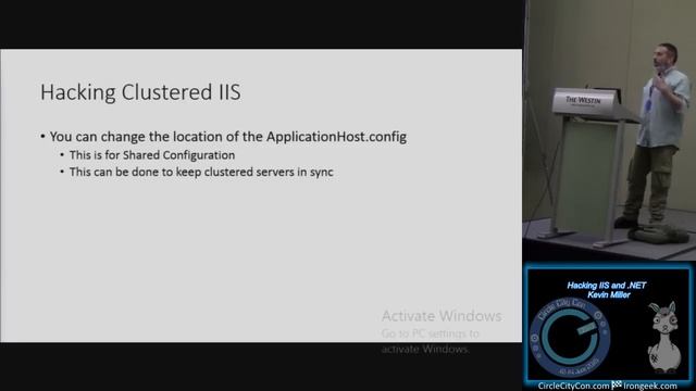 107 Hacking IIS and NET Kevin Miller смотреть онлайн
