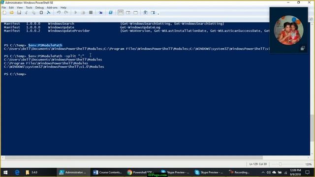 10. Working with Modules in PowerShell смотреть онлайн