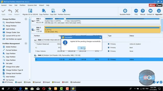How to Merge/Split Partition -- MiniTool Partition Wizard смотреть онлайн