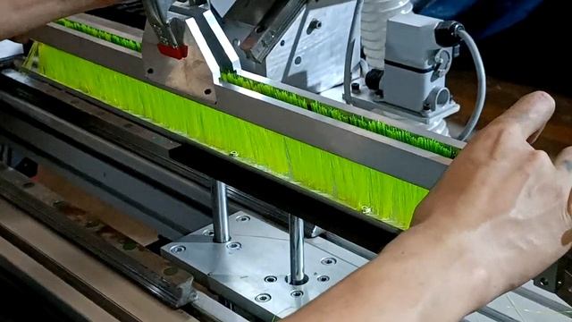 Twisted wire, natural fibre, brush Machine video. смотреть онлайн