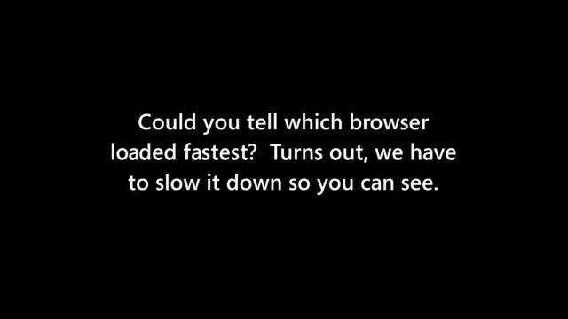 Internet Explorer 8 is as fast as its competing browsers? смотреть онлайн