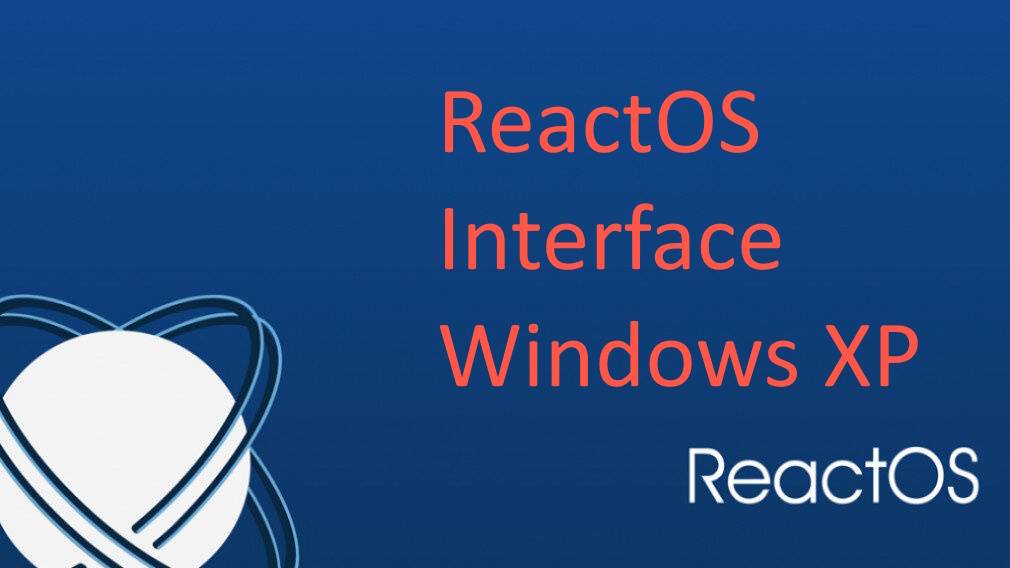 ReactOS Windows XP Interface