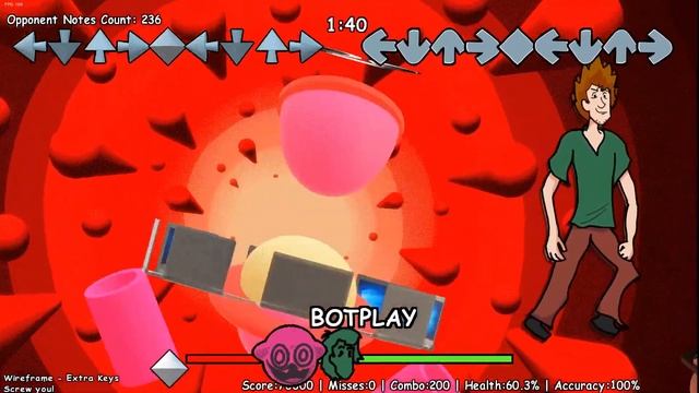 Friday Night Funkin' | Dave And Bambi | Golden Apple 1.2 | Wireframe | Shaggy Sings It | Hard смотреть онлайн