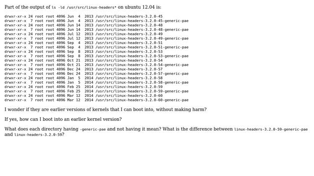 Unix & Linux: How can I boot into Ubuntu with a linux kernel with an earlier version? смотреть онлайн