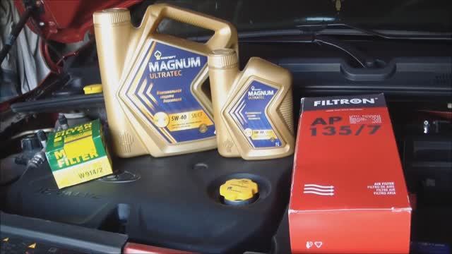 LADA XRAY/VESTA - Замена масла в двигателе. смотреть онлайн