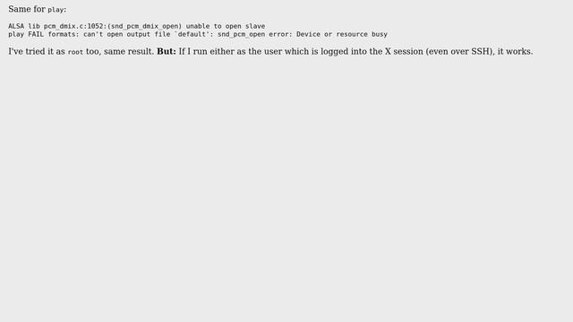 Unix & Linux: Almost every CLI music player doesn't work (in an SSH terminal) (2 Solutions!!) смотреть онлайн