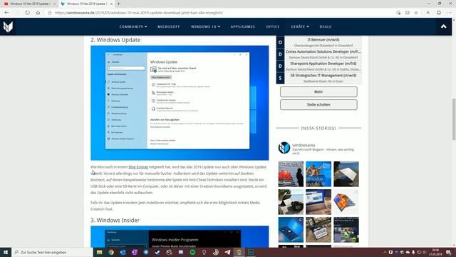 Windows 10 Mai 2019 Update - JETZT herunterladen! смотреть онлайн