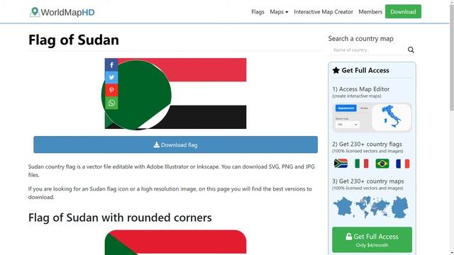 Flag of Sudan - 🌍 How to Draw the Sudanese Flag - SVG Vector смотреть онлайн