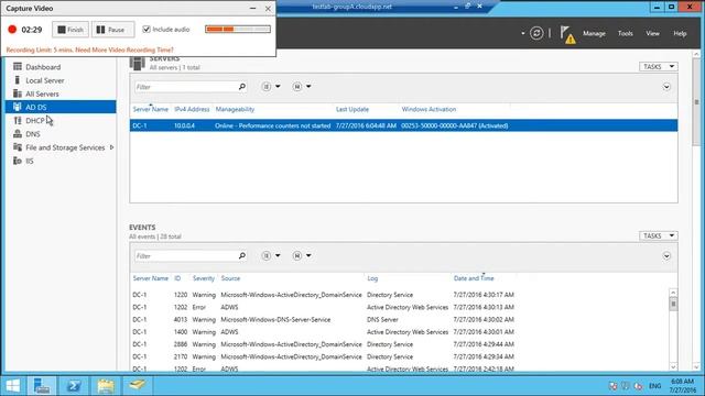 Exchange server configuration in MS Azure смотреть онлайн