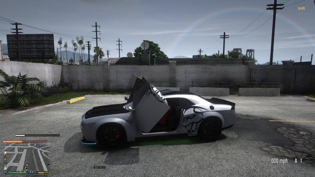 2021 Dodge Challenger Ghoul Liberty Walk V2 4 SEATER!! | GTA V Car Mods смотреть онлайн