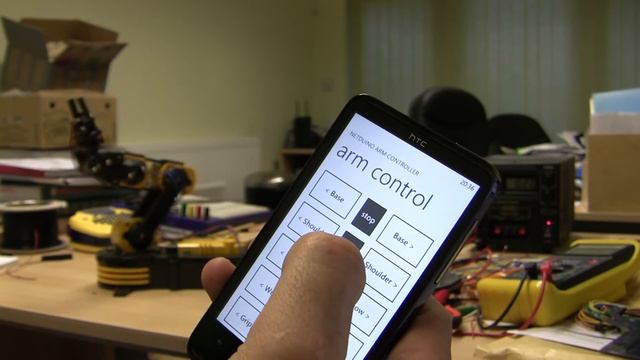 Robot Arm controlled by Windows Phone via Netduino - Part 2 смотреть онлайн