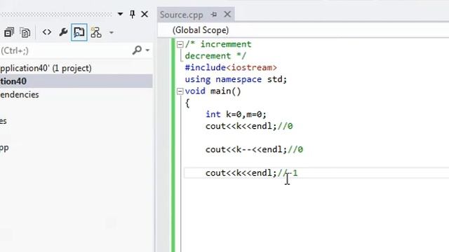 increment and decrements in c++ смотреть онлайн