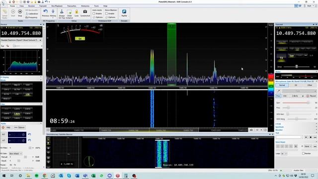 SDR Console Qo-100 Transmit And Correction