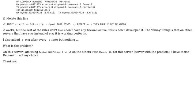 DevOps & SysAdmins: IPTABLES REJECT by port error смотреть онлайн