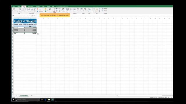 Excel Insert a 3d pie chart смотреть онлайн