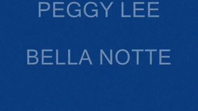 PEGGY LEE - BELLA NOTTE - Brunswick 5483 (1955) DoGramofonuPL