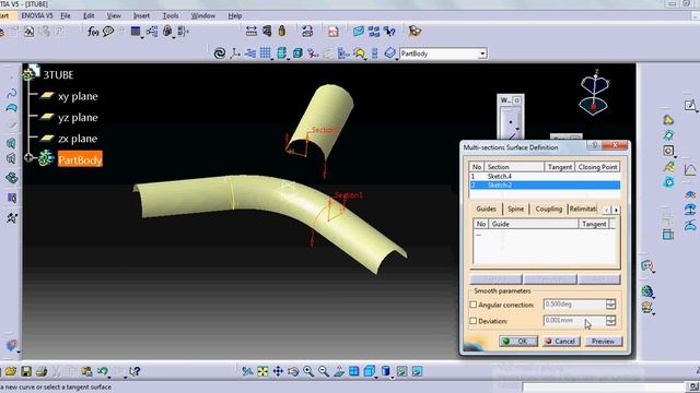 CATIA 3 Tube Joint on @ZAKIR QURESHI смотреть онлайн