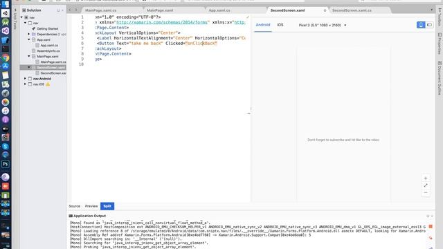 Xamarin Forms Series | Navigation | Lesson 7 | Enam ajmal смотреть онлайн