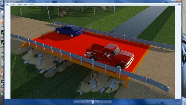 Walkthrough Animation of a bridge using Sketchup, Kerkythea, VirtualDub and Handbrake. смотреть онлайн