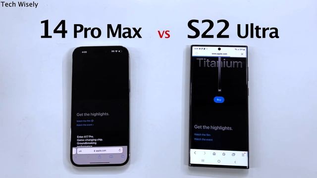 iPhone 14 Pro Max vs S22 Ultra - Speed Performance Test смотреть онлайн