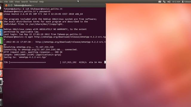 OMNeT++ without GUI - tictoc example смотреть онлайн