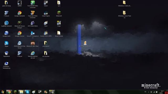 Windows 7 Icon ändern, start Orb ändern, theme ändern!!! смотреть онлайн